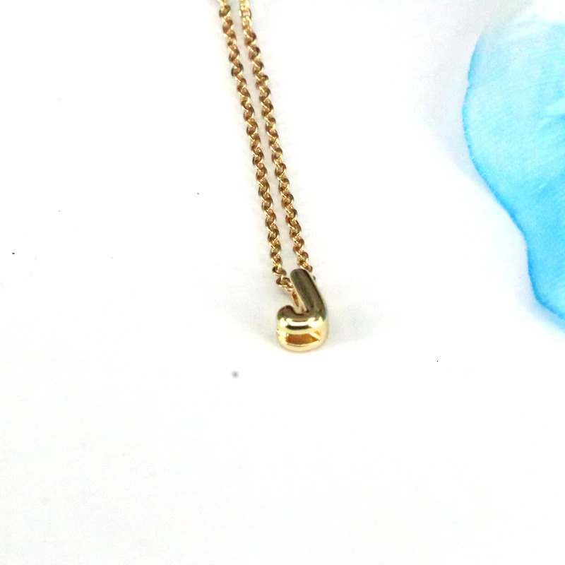 10pcs Fashion Initials Pendant Letter Name Necklace Womens Gold Chain from A to Z Letter Charm Jewelry 241106