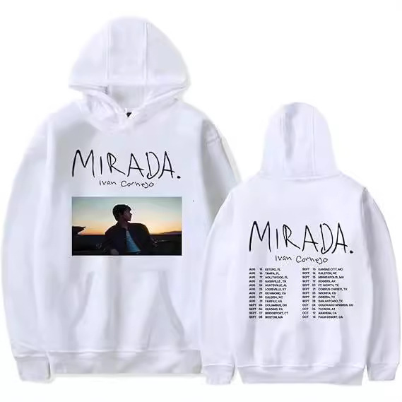 New designer Tour mirada hooded drawstring hoodie, fashionable hoodie, trendy long sleeved oversized T-shirt