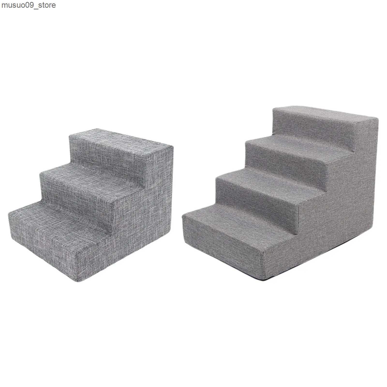 kennels pens Dog stairs for sofa beds pet stairs climbing dog ramps washable non slip ladders dog stairs for cat and dog supplies L240910