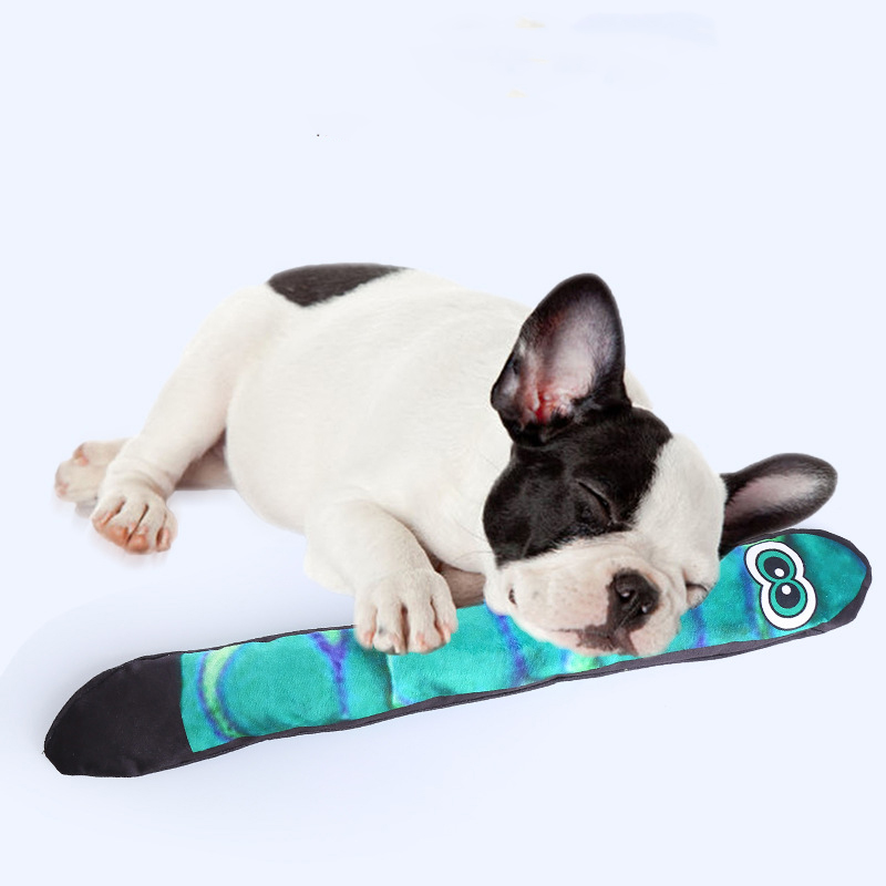 Pet Supplies Designer Pet Squeak Toys Dog Training Toys Long Eye Snake BB Barking Paper Bite-resistant Teething Pet Chew Toys