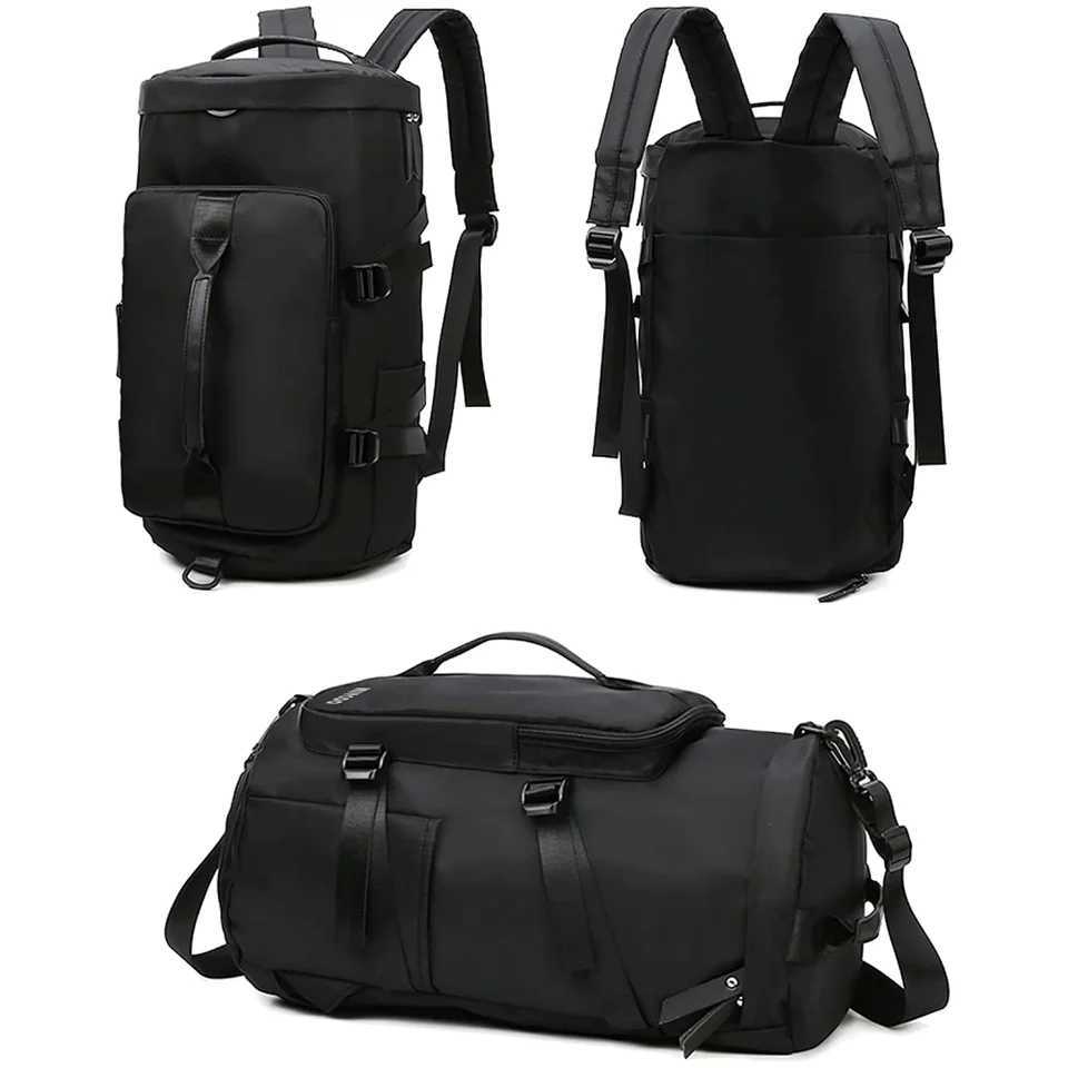 Multi-function Gym Bag for Women Men Sports Duff Bag Waterproof Travel pack Weekender Overnight Bag with Shoes CompartmentXJ241106