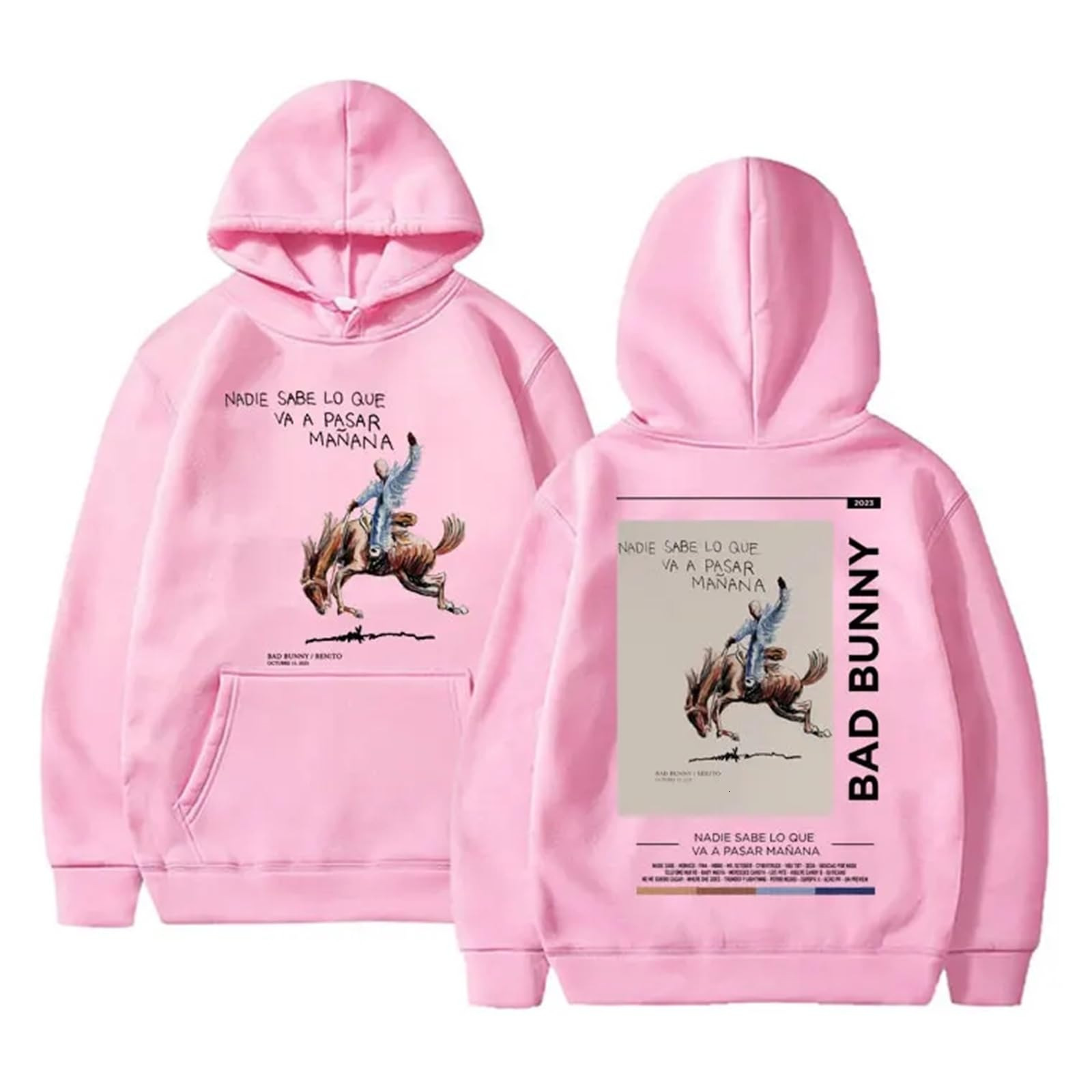 Designer's new European size men's and women's printed hooded sweatshirt for autumn and winter, fashionable hoodie