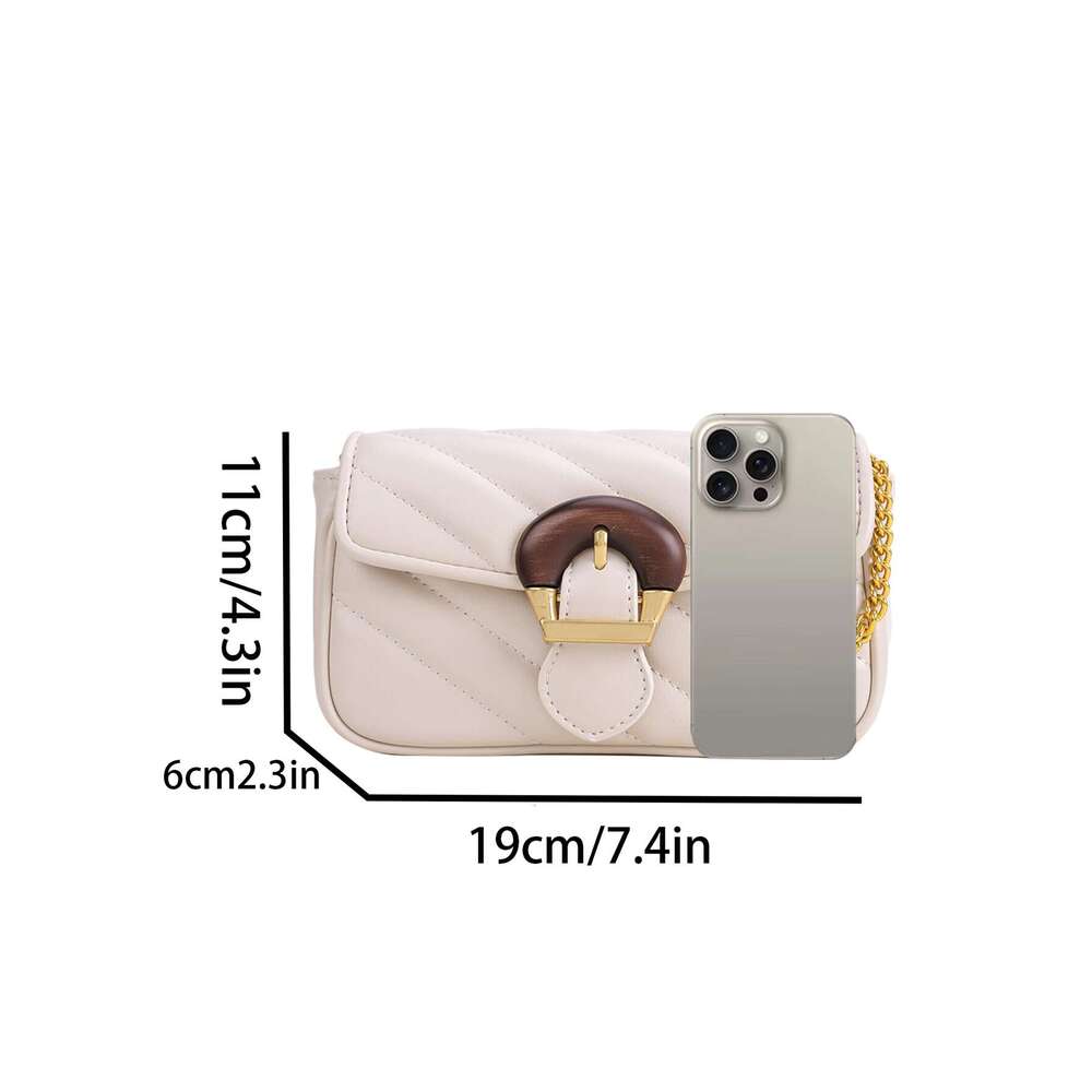 Designer Bag 2024 New Trendy Luxury Summer Women's Bag Versatile Embroidered Thread Chain Design Sense Crossbody Mini Bag