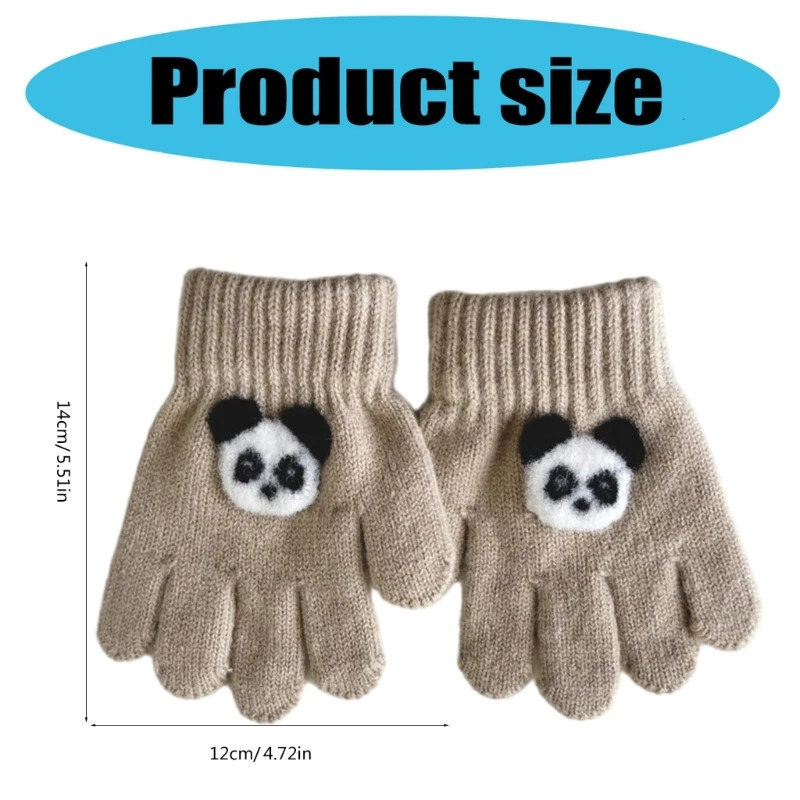 Childrens knitted gloves fashionable gloves soft breathable and warm gloves suitable for neutral from 3 to 6 years old 241106