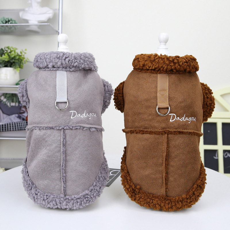 Small Dog Winter Coat Shearling Fleece Dog Warm Coat for Small to Medium Breeds Turtleneck Dog Clothes for Cold Weather Dog Snowsuit Vest Pet Apparel 