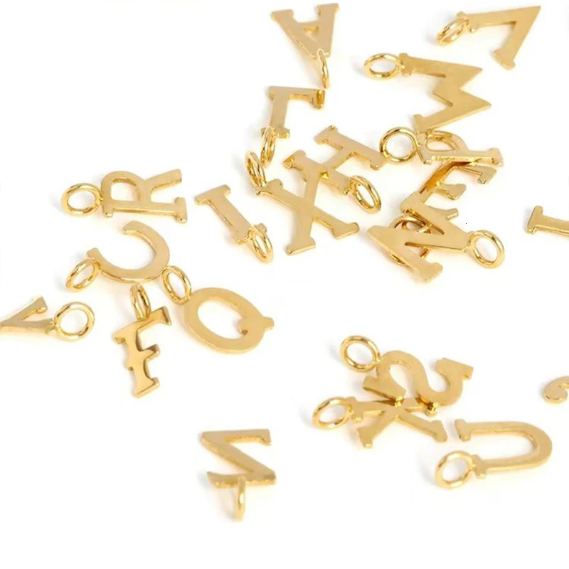 A genuine 18K gold pendant with pure AU750 letter small pendant simple and fashionable style exquisite jewelry gift for women 241106