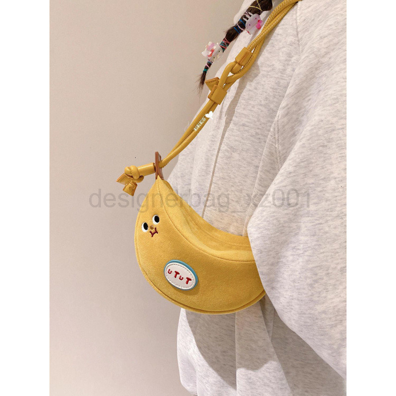 Bag Designer Fashion Classic 10a Top Nikiduncks Woman Handbagevening Bags 2024 New Cute Banana Womens Adjustable Single Shoulder Bull C