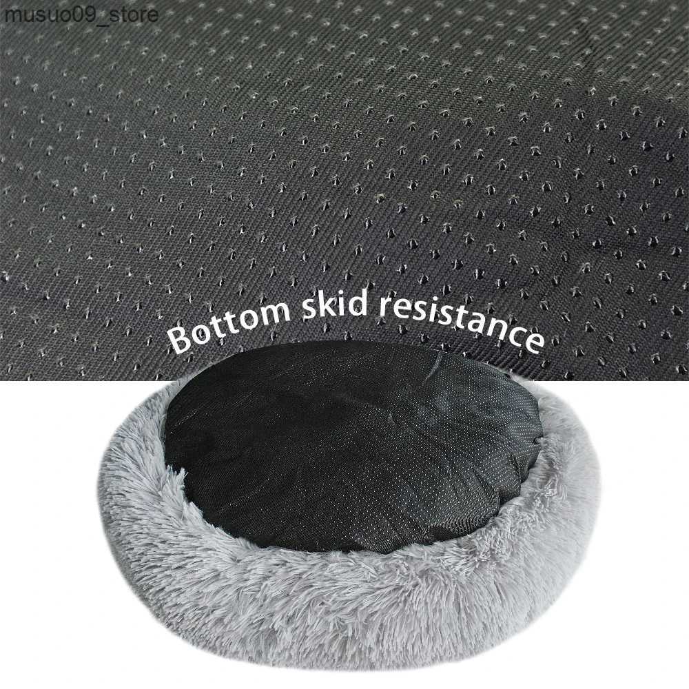 kennels pens Soft pet dog bed plush winter cat pad dog bed for small medium and large dog houses circular pad pet product accessories L240910