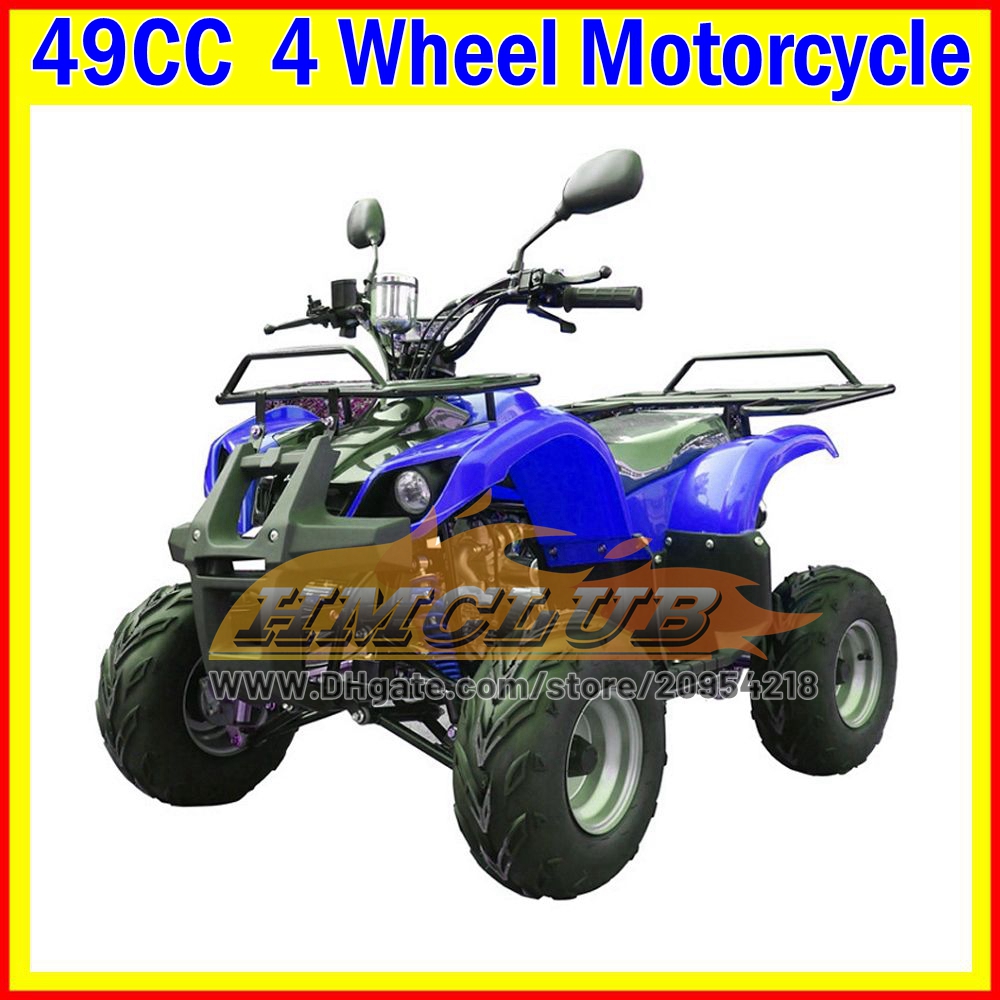 Kids Adult ATV UTV MOTO ATV OFF-road Gas Motorcycle 49/50CC 2 Stroke Racing MOTO Four Wheel Motorbike Discount Promotion Children New Year Birthday Gi