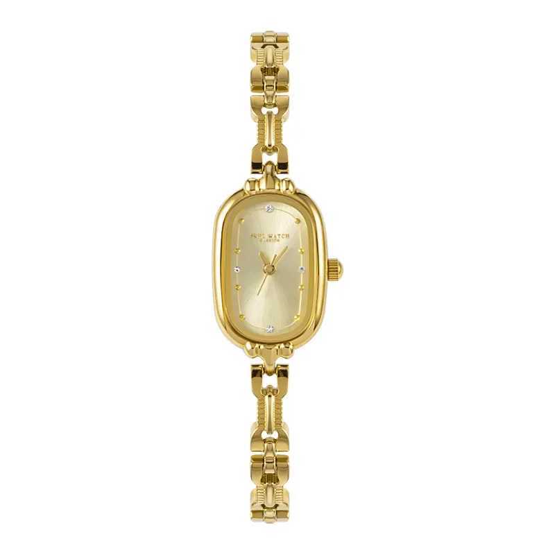 Space and Time Corridor Ancient Bracelet Watch Small Retro Small Gold Watch Oval Light Luxury Literary Fashion Quartz Watch X241106