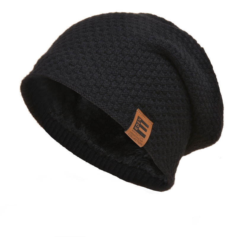High quality design, men and women Autumn/Winter Knitted with Plush Ear Protection Woolen Thickened Pullover Hip Hop Hat