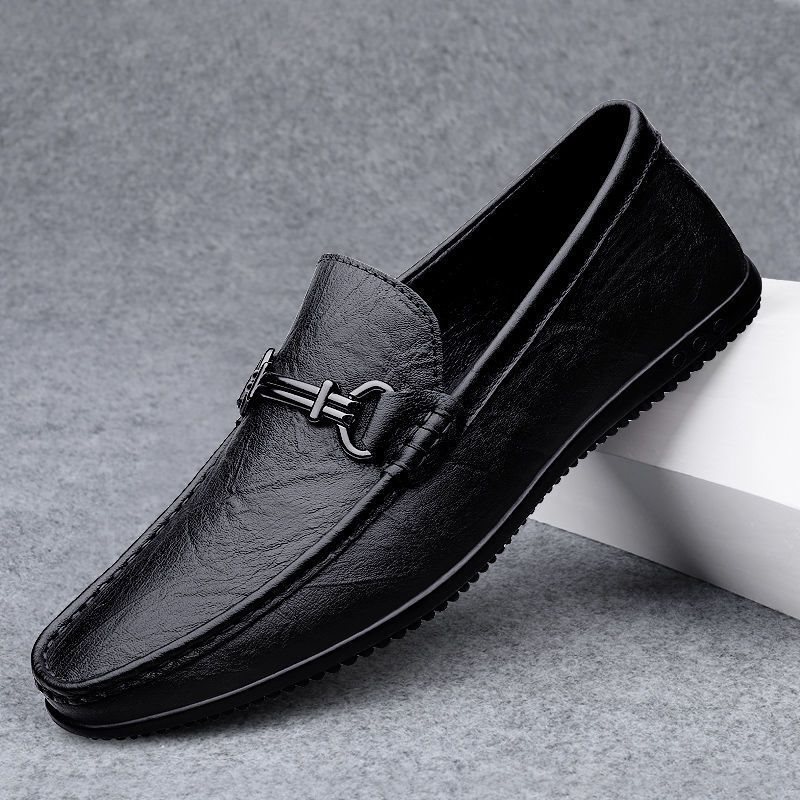 Men 2024 Top Quality Dress Shoes Luxury New Business Shoes Slip on Leather Shoes for Men Size 38-44