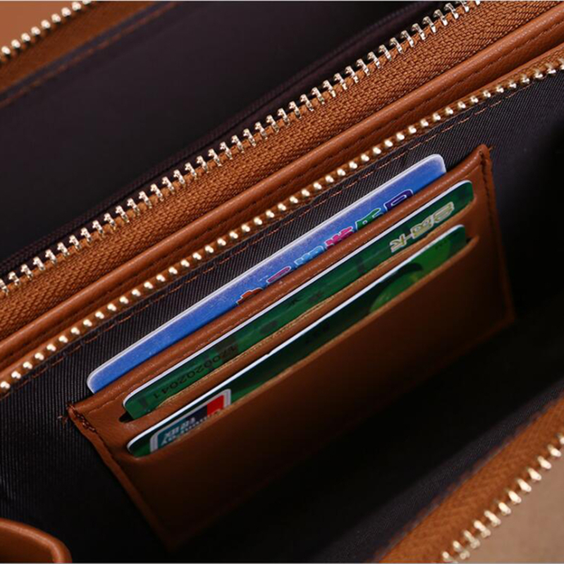 Korean designer handbag multi card large capacity casual shoulder bag and mobile phone bag fashionable new style