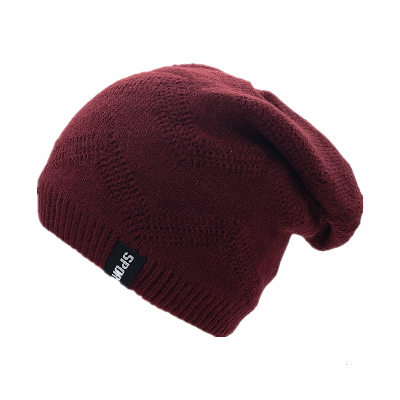 High quality design,New men's women's autumn winter sport fabric knitted large wavy yarn hats, cold resistant and warm hats
