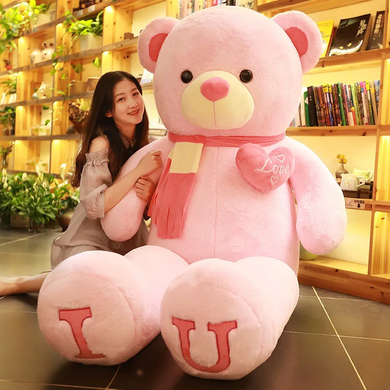 Large Size Teddy Bear Plush Toy Lovely Giant Bear Huge Stuffed Soft Dolls Kids Toy Birthday Gift For Girlfriend 241106