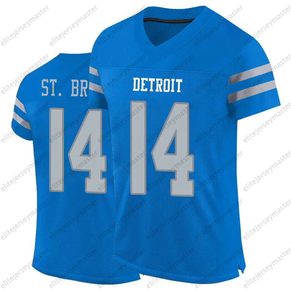 Cities Football Jerseys Goff Hooker Gibbs Montgomery Reynolds Vaki Patrick Raymond St. Brown O'Connor Onwuzurike Fox Hatten Fromm Jefferson Custo