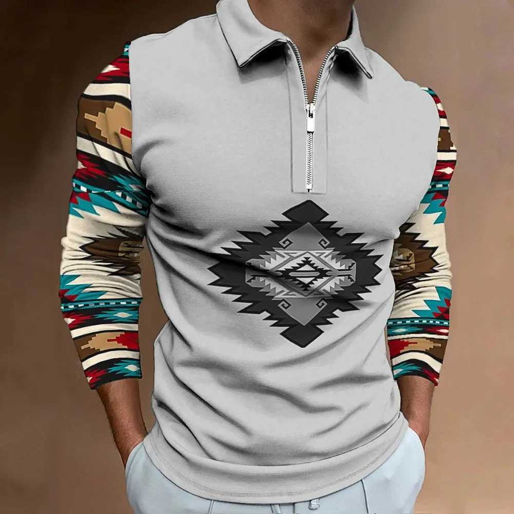 New Zipper Shirt Mens Fashion Collar Long Sve Business Mens Plain Shirt Regular Fit W241106