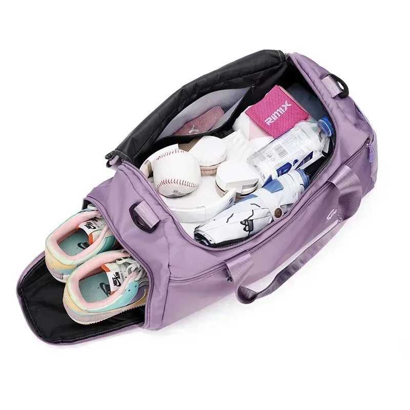 Large acity Gym Bag Women Men Travel Luggage Bags Dry Wet Separation Tote Handbags king Duff Bags Fitn Training BagsXJ241106