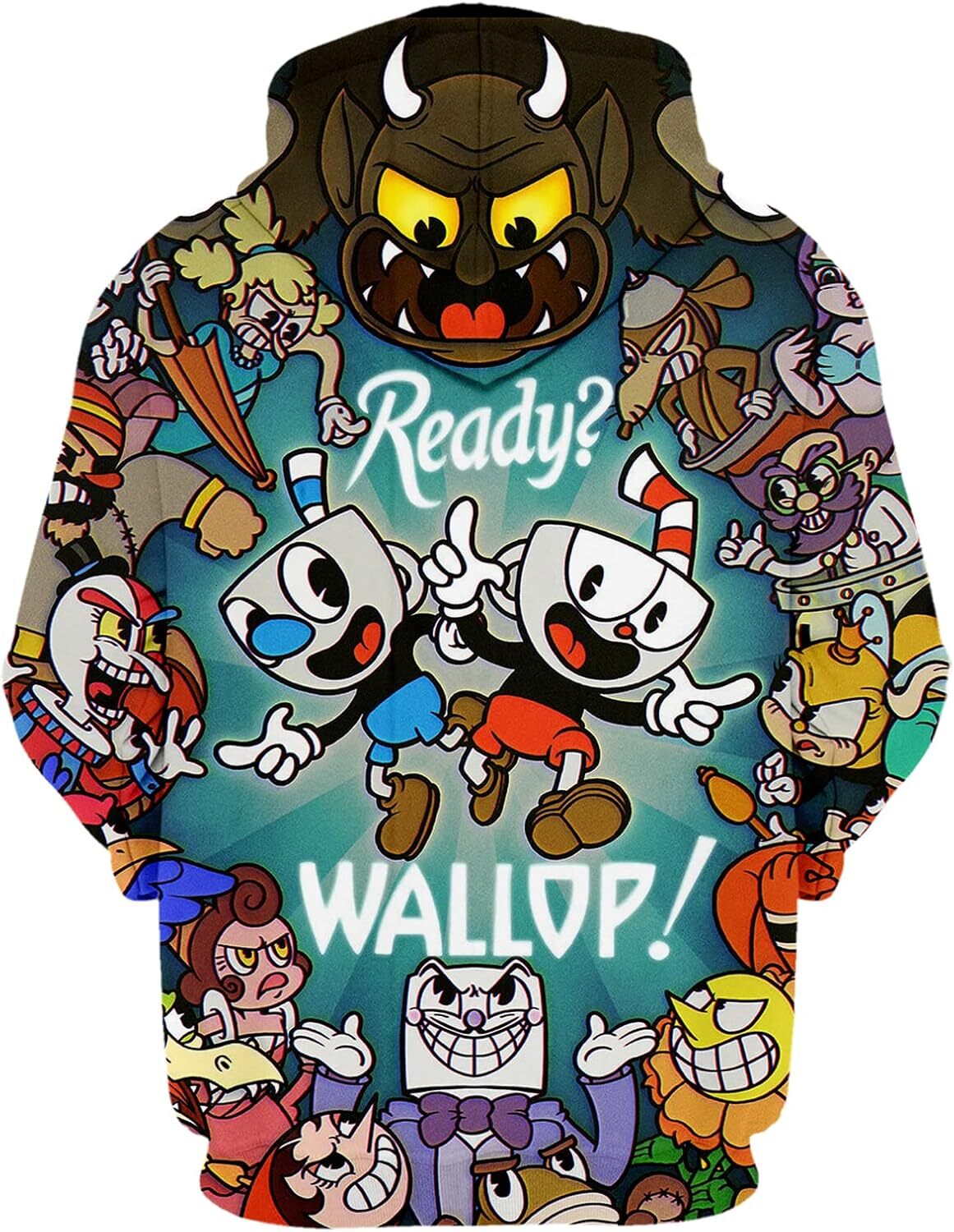 Hoodie for Mens Womens 3D Printed Cartoon Hoodie Unisex Sweatshirt Pullover Novelty Hoody Party and Birthday Gifts Graphic Hoodies sweatshirt color