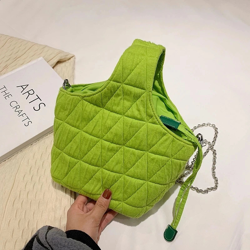 Simple All-match Winter Large Capacity Womens Fashion Messenger Bag Shoulder Cotton Jacket Bags Sling Bag In A Jacket 241105