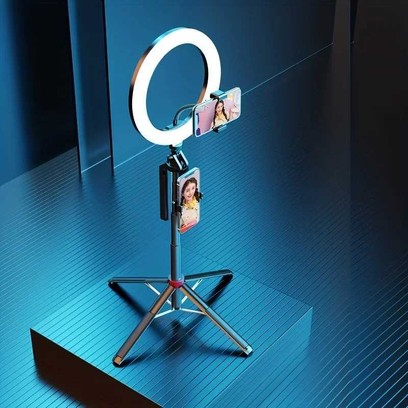 1.85-meter tra tripod with handheld selfie stick stable suitable for photographers livestreamers vloggers and installation of extendable cameras Y2411