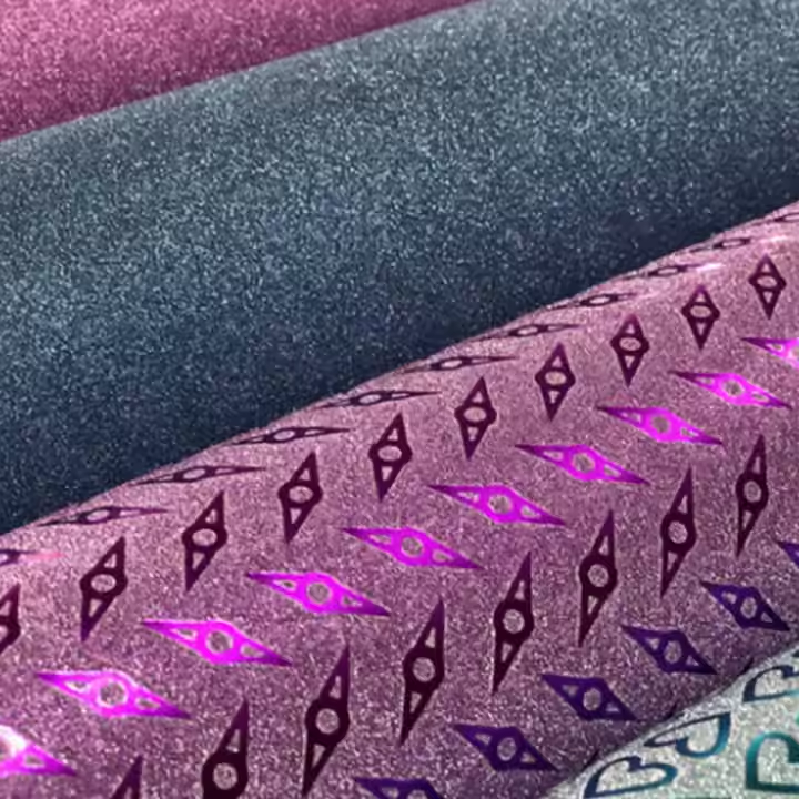 Opaque Decorative Film Plastic Glitter Lamination Film For Packing