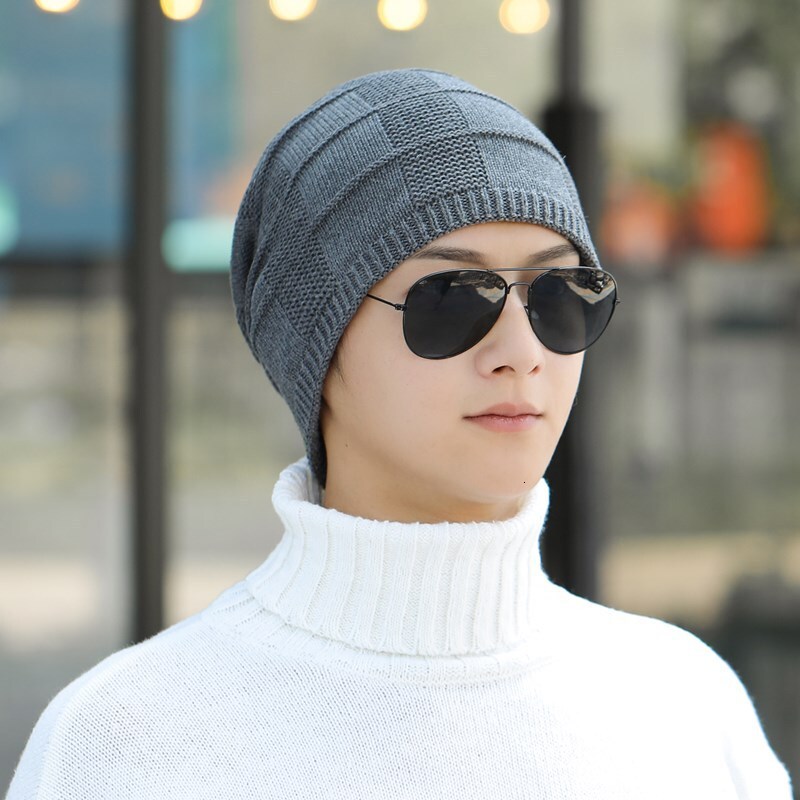 High quality design,Autumn Winter Dome Warm with for Men and Women, Knitted Hat, Edition Curled Edge Elastic Hat