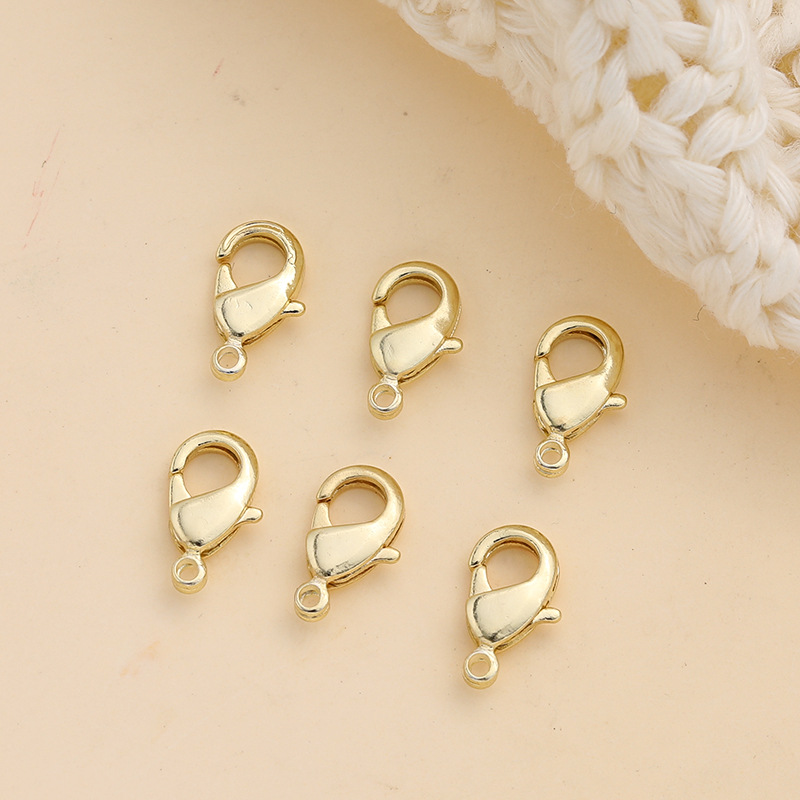 Versatile Zinc Alloy Latch Hook Key Ring Ideal for Keys & Accessories golden thousand A pack of 1000 pieces
