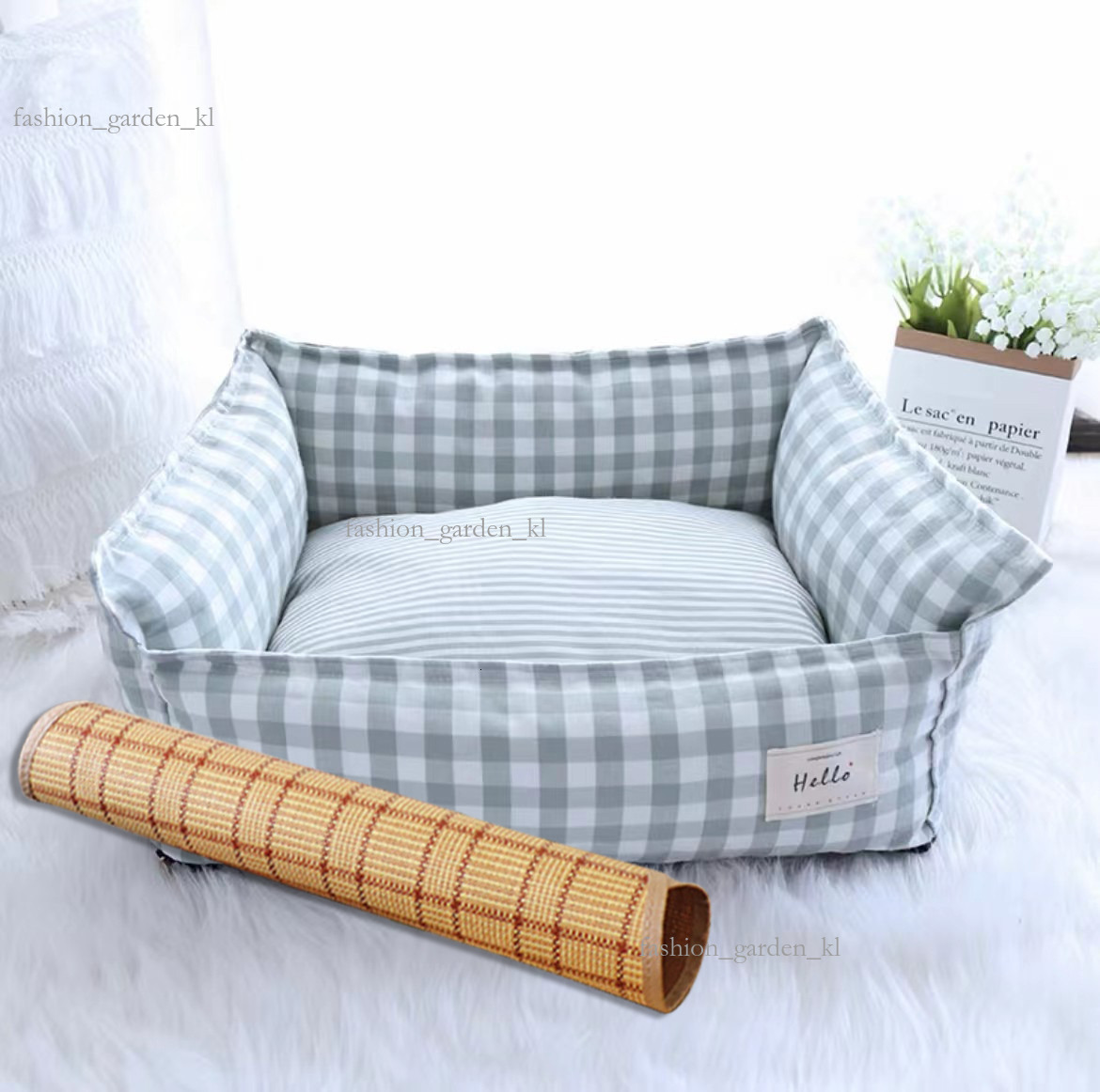 Dog Kennel Removable And Washable, Suitable For All Seasons, Pet Kennel, Cat Kennel, Small And Medium-Sized Dog, Teddy Bed, Sleeping Mat, Warm Dog Bed