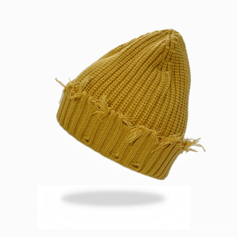 High quality design, men and women Autumn Winter and Worn Knitted Trendy Warmth Headband Versatile Cute Hat