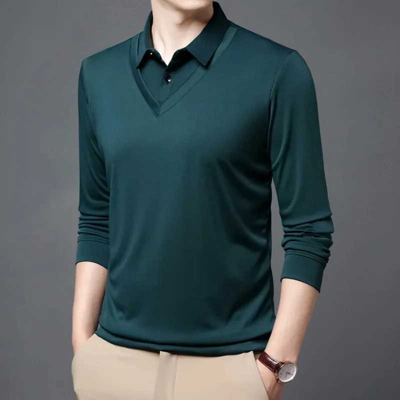 New mens spring/summer long Sved Fe two-piece set solid color fashion Fe two-piece set long Sved T-shirt W241106