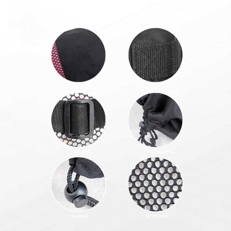 1 PCS Yoga Mat Bag Exercise Fitn Carrier Nylon Mesh Center Adjustab Strap Pilates Fitn Body Building Sports EquipmentXJ241106