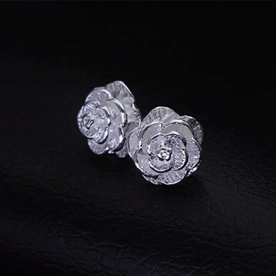High quality 925 sterling silver charm flower necklace earrings bracelet jewelry suitable for warm retro sets wedding gift trends cute X241106