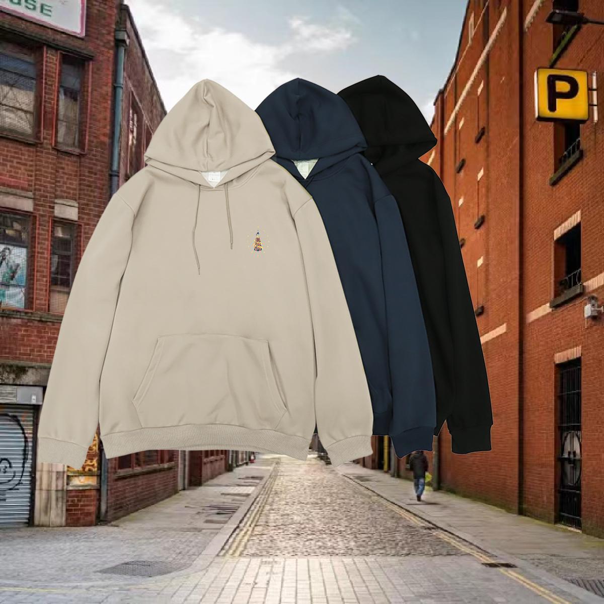 New Woman Hoodie DIY Loose Hoodie for Man Woman Clothes Hoodie Thick Fleece Drawstring Long Sleeve Y2K