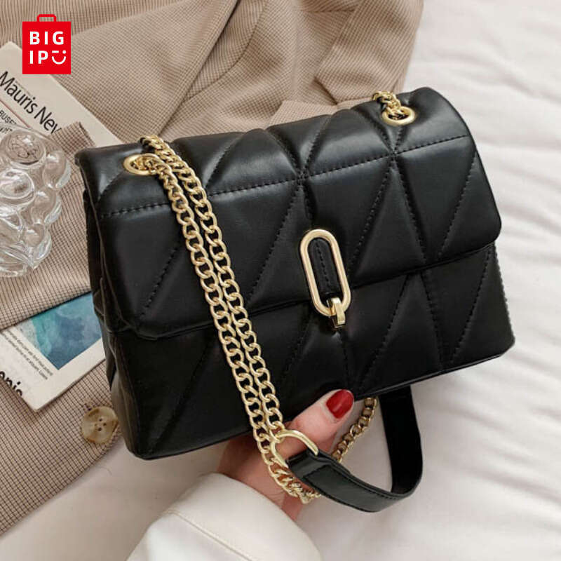 Designer Bag Kiwi Green 2024 Fashion Shoulder Bag Women Leather Pu Quilted Bag Females Luxury Handbags Women Bags Designer Sac A Main Femme