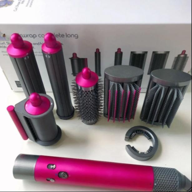 Multifunctional Curler Negative ion Hairdryer Professional Adjustable Temperature Tool Unisex Hair Curlers 7-in-1 with gift box