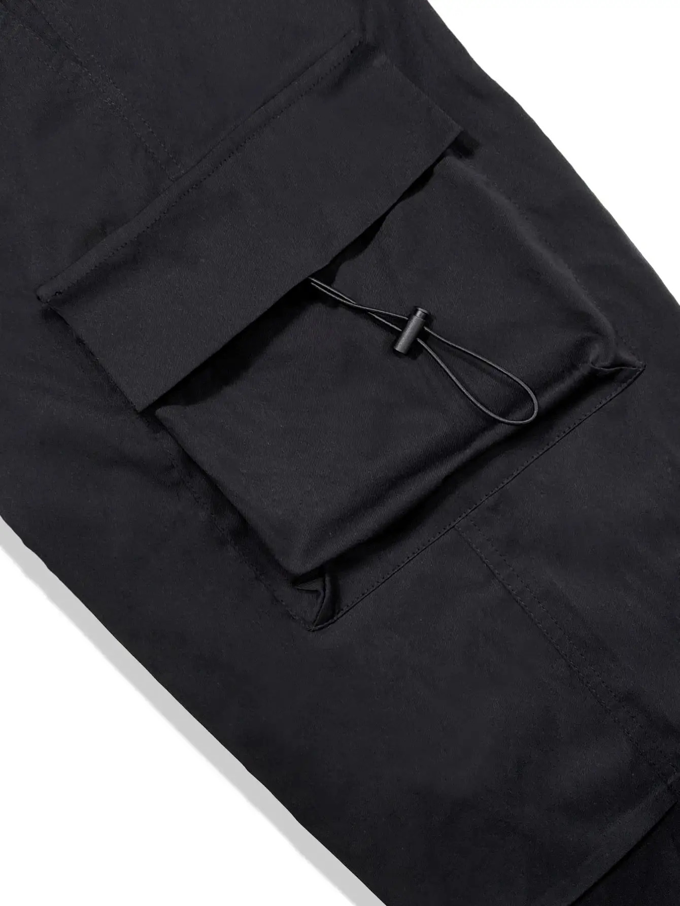 Trendy Y2K Solid Cargo Pants Mens Multi Flap Pocket Trousers Loose Casual Outdoor Pants Mens Work Pants Outdoors Streetwear 241106