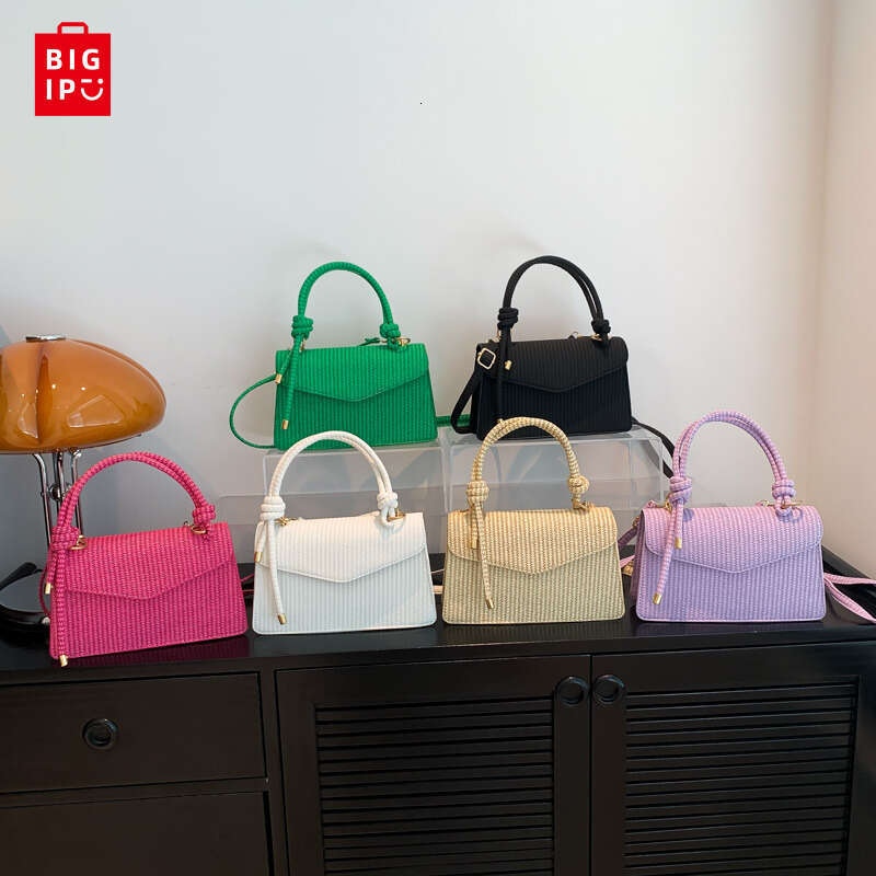Designer Bag Minimalist Small Square Bag For Women Summer New Fashionable Solid Color Shoulder Bag Casual Handbag Retro Crossbody Bag