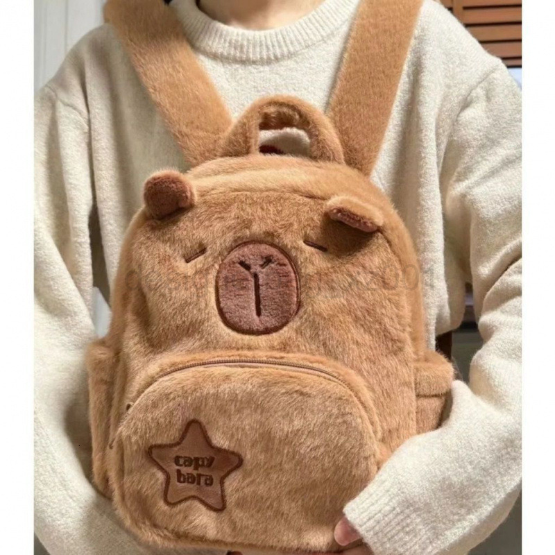 Fashion Classic Bag Designer 10a Top Nikiduncks Woman Bags 2024 New Kapibala Backpack Cute Versatile Dolphin Fury for