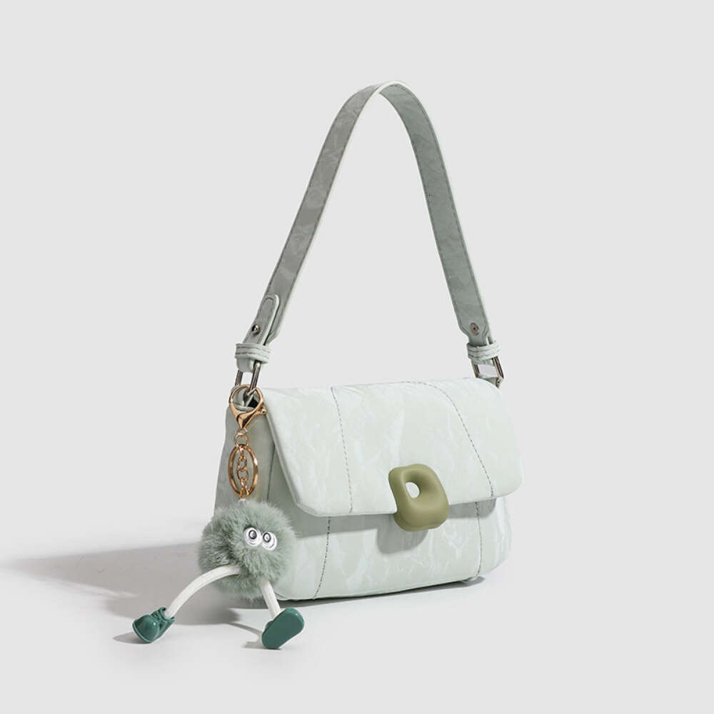 Designer Bag New Mint Mambo Green Muppet Square Bag High Value Shoulder Underarm Bag Commuter Crossbody Bag Bag Female