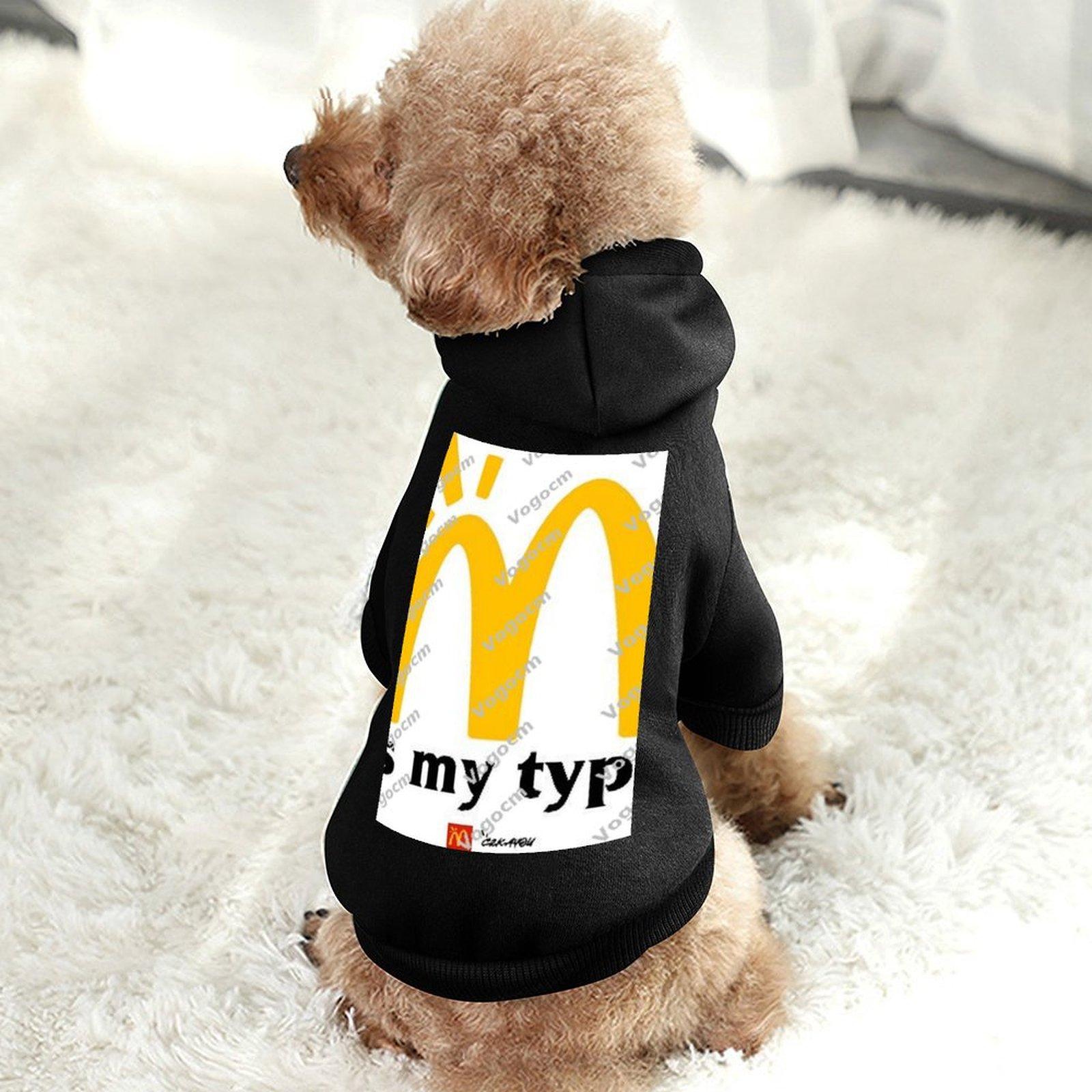 2024 Autumn Winter Dog Hoodie Hooded Long Sleeve Fall/Winter Walking Pets Hoodie Free DIY Anti-linting Loose Fit Top Hoody