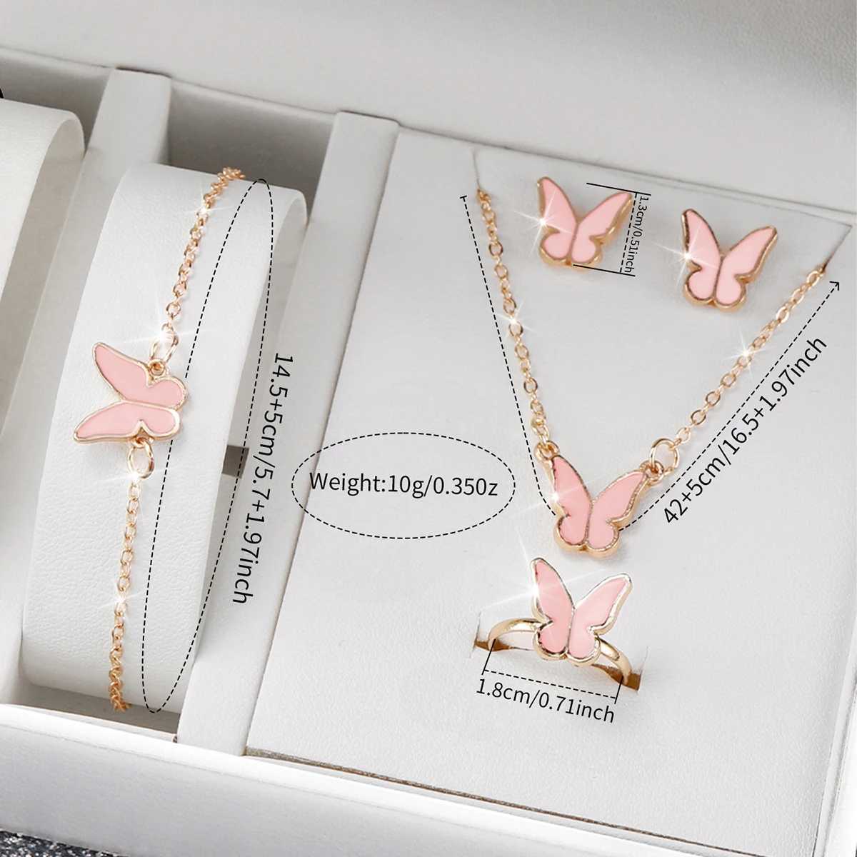 6-piece/set temperature watch fashionable floral leather strap simulated quartz watch jewelry set (no box) X241106