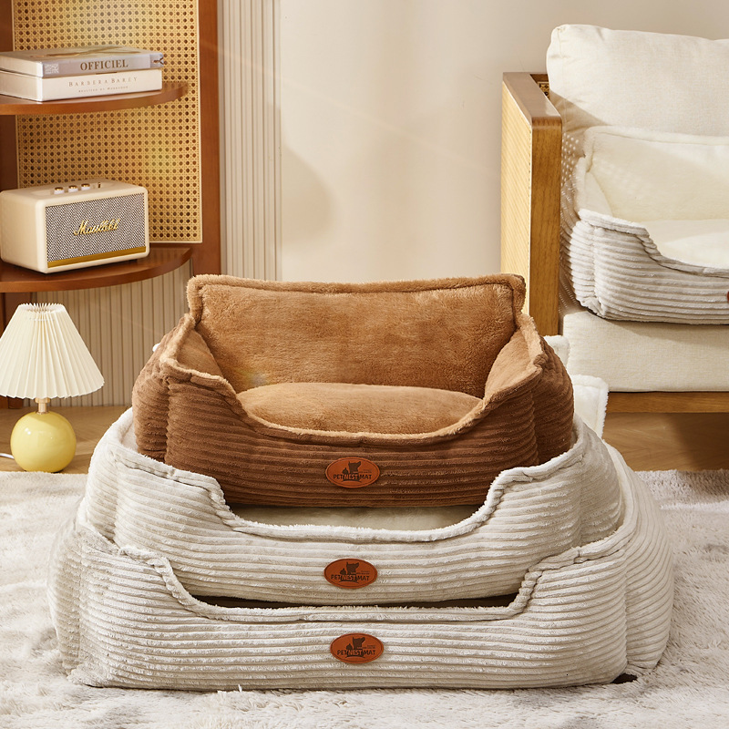 Dog Bed For All Seasons, Removable And Washable. Dog Bed, Small And Medium-Sized Dog Sofa, Warm Pad, Cat Bed, Winter 400