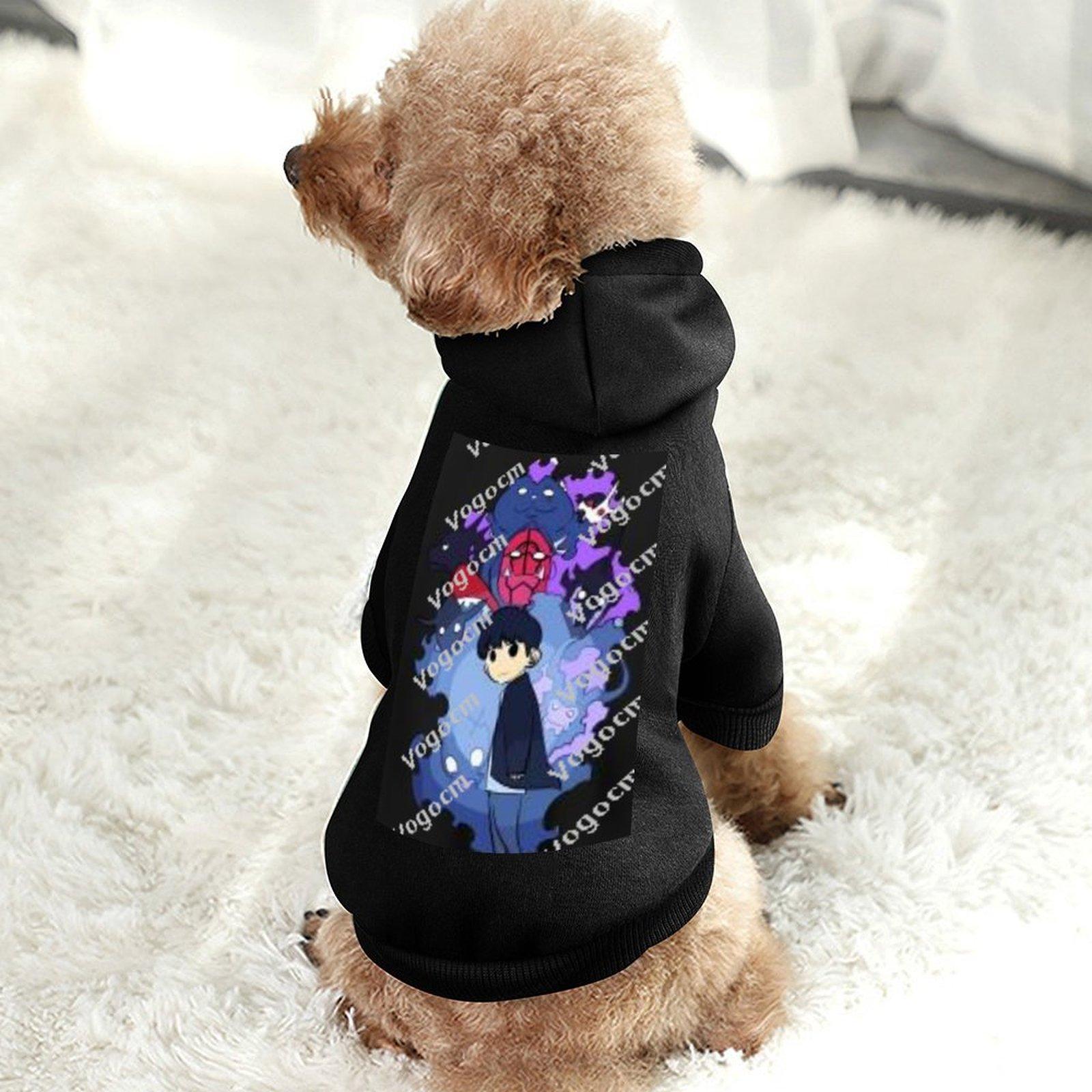 Wholesale Dog Sweatshirts Hooded Breathable Everyday Wear Pet Hoodie Customized cartoon Fine Fabrics Cool Clothes Hoodie