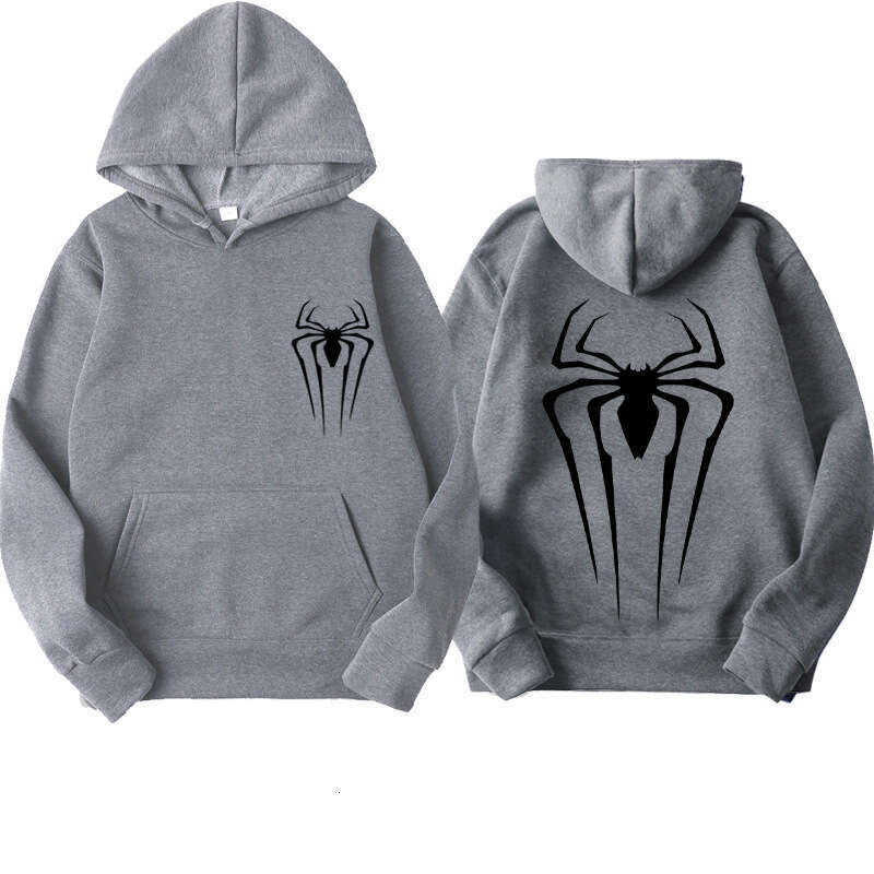 shanshi spider hoodie Pattern Autumn/Winter New Men's and Women's Street Spider Printed Sportswear Loose Hoodies hoodie