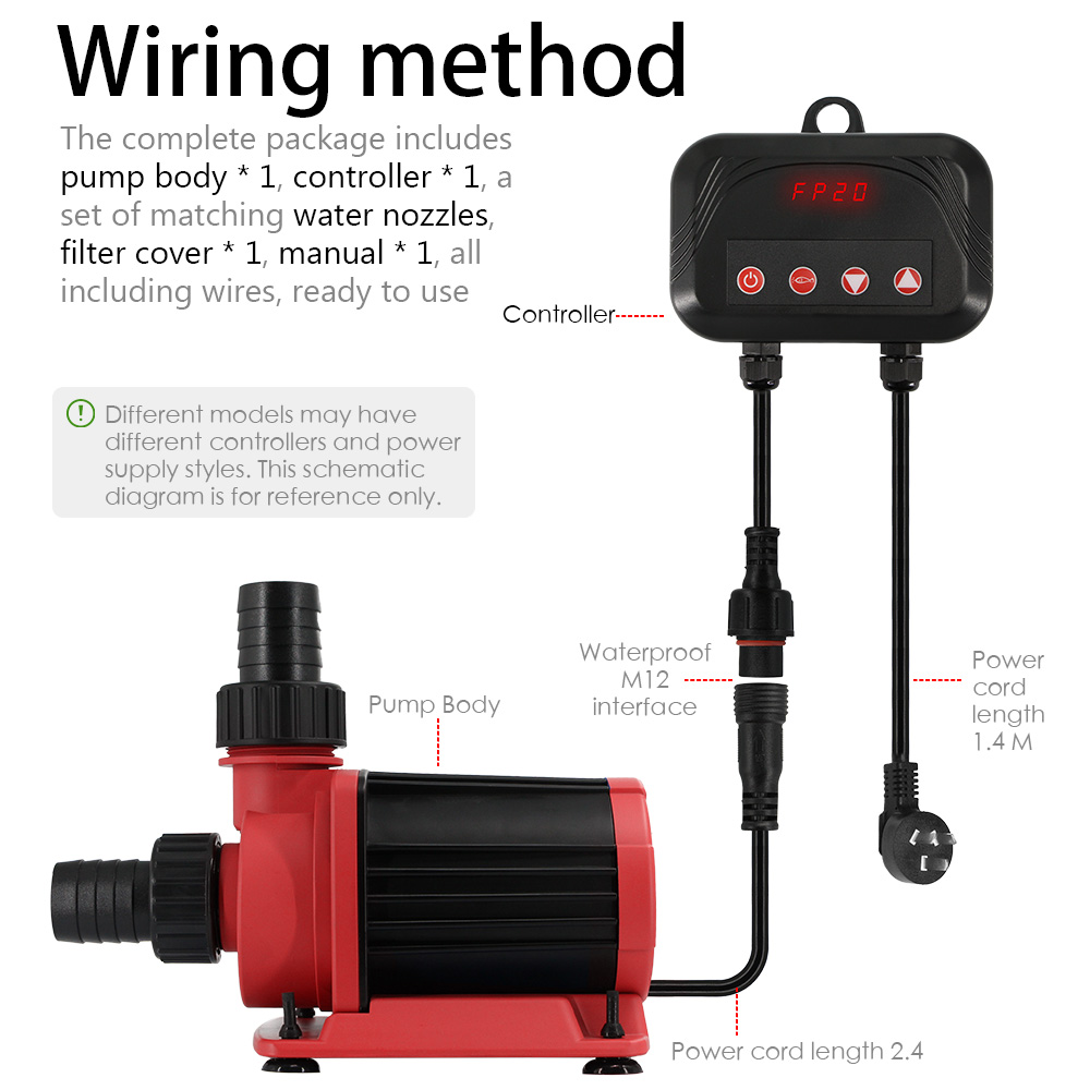 Factory wholesale price Submersible Water Pump Controllable garden pond swimming pool landscape aquarium