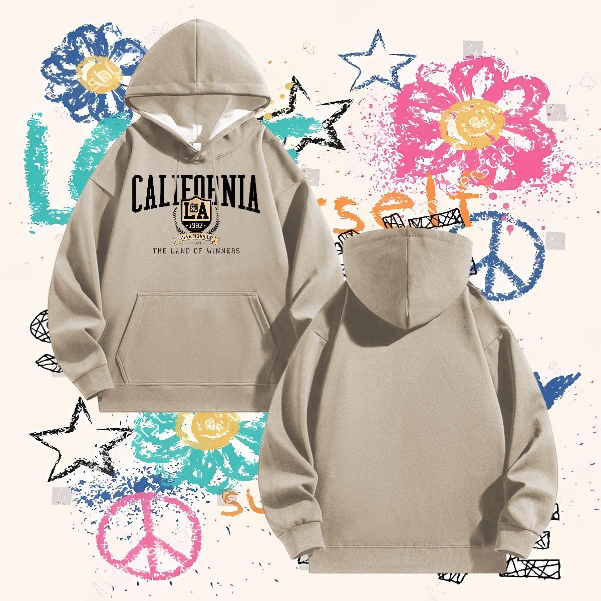 Casual New Men's Hooded Sweatshirt Hooded Collar Breathable High Quality Hoodie Pullover Custom Print Plus Size Hoody Casual Daily Wear Thick Fle