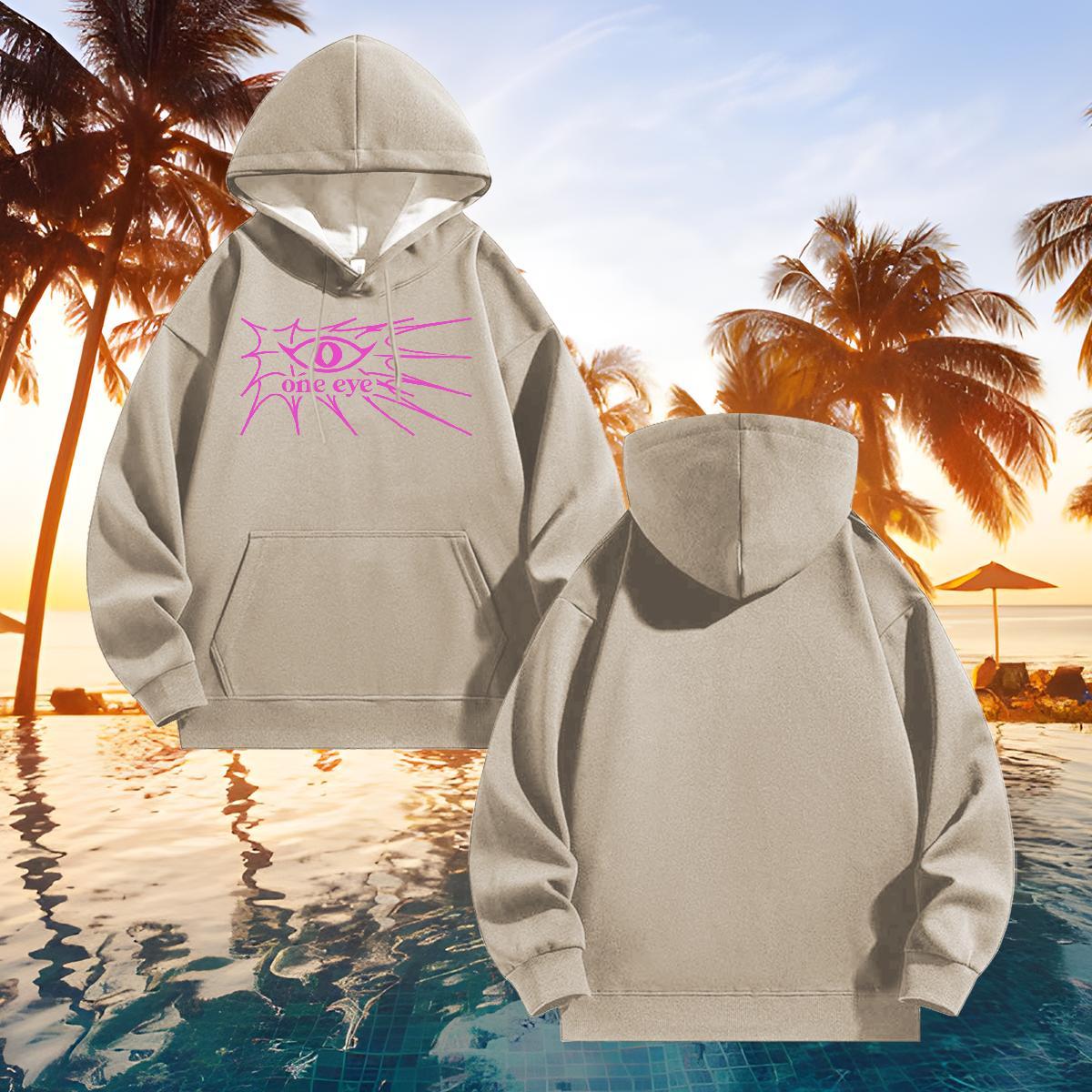 2024 New Men Hoodie Street Wear Cool Design Men Clothes Hoodie Hooded Collar Long Sleeve DIY Tops Hoody Thick Fleece