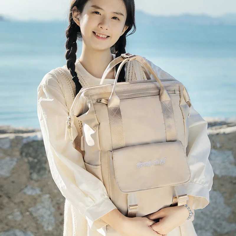 Women Backpack Nylon Waterproof Casual Shockproof 15 6 Inch Laptop Backpacks Mommy Bag Bookbags 241106