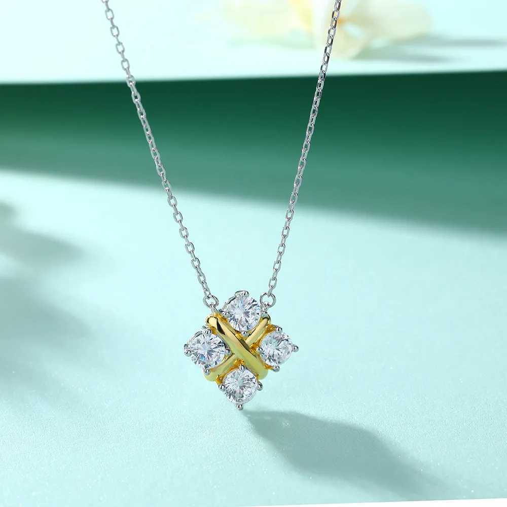 New trend 925 sterling silver jewelry set with high carbon diamond necklace earrings and rings perfect for wedding parties and exquisite jewelry gifts